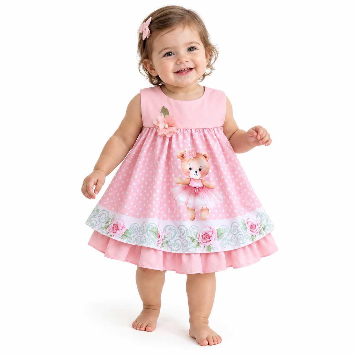 Vestido Osita Ballet Rosa
