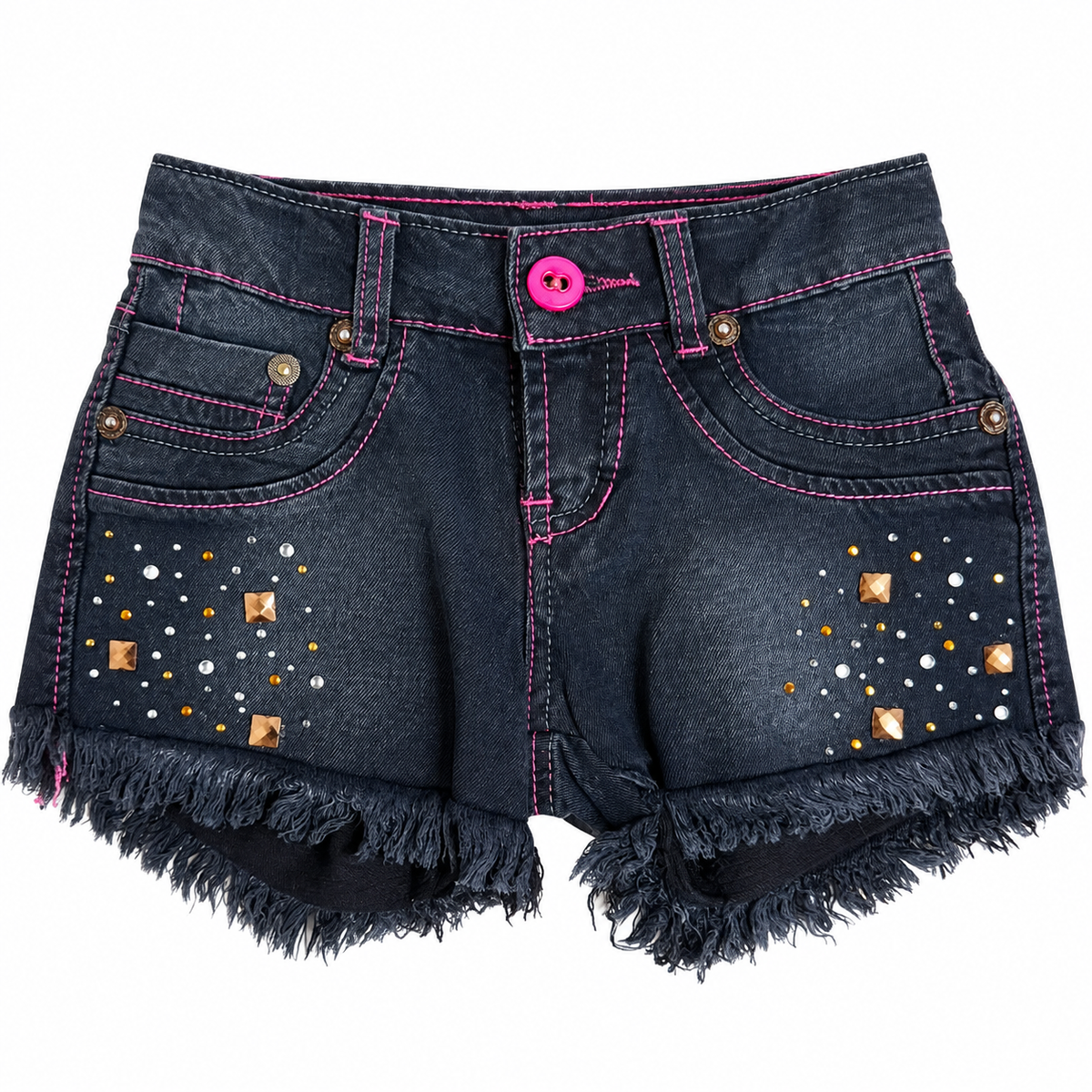 Short de mezclilla desgastado (Solo el short)