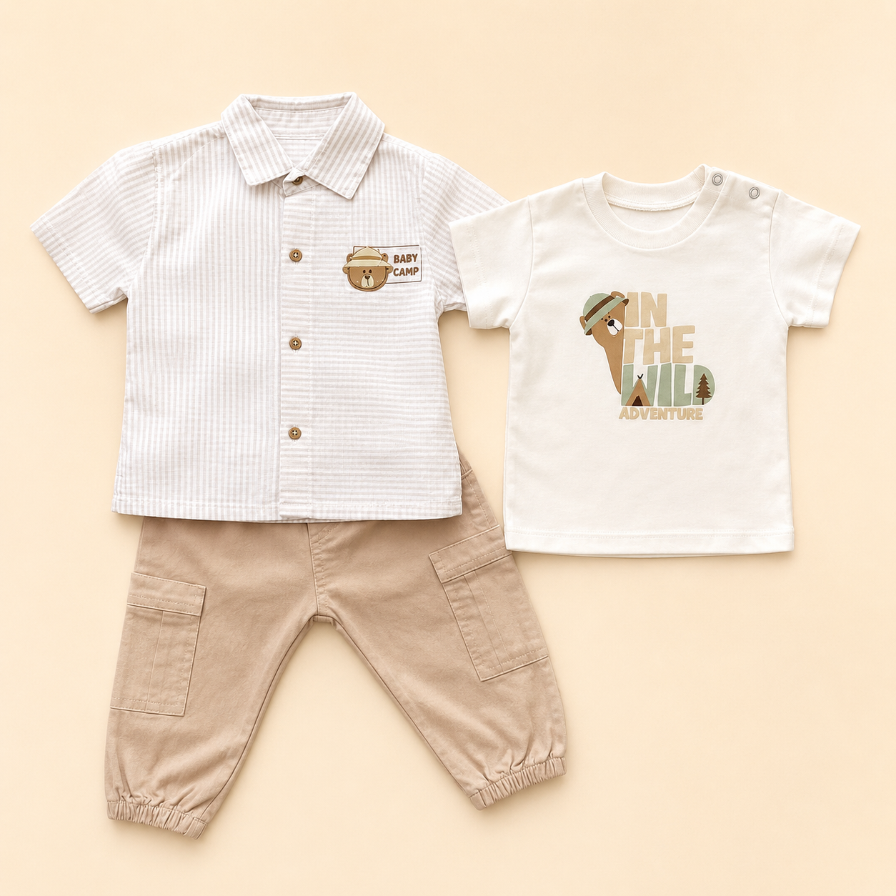 Conjunto Camp Beige