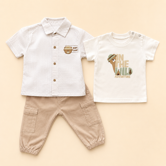 Conjunto Camp Beige