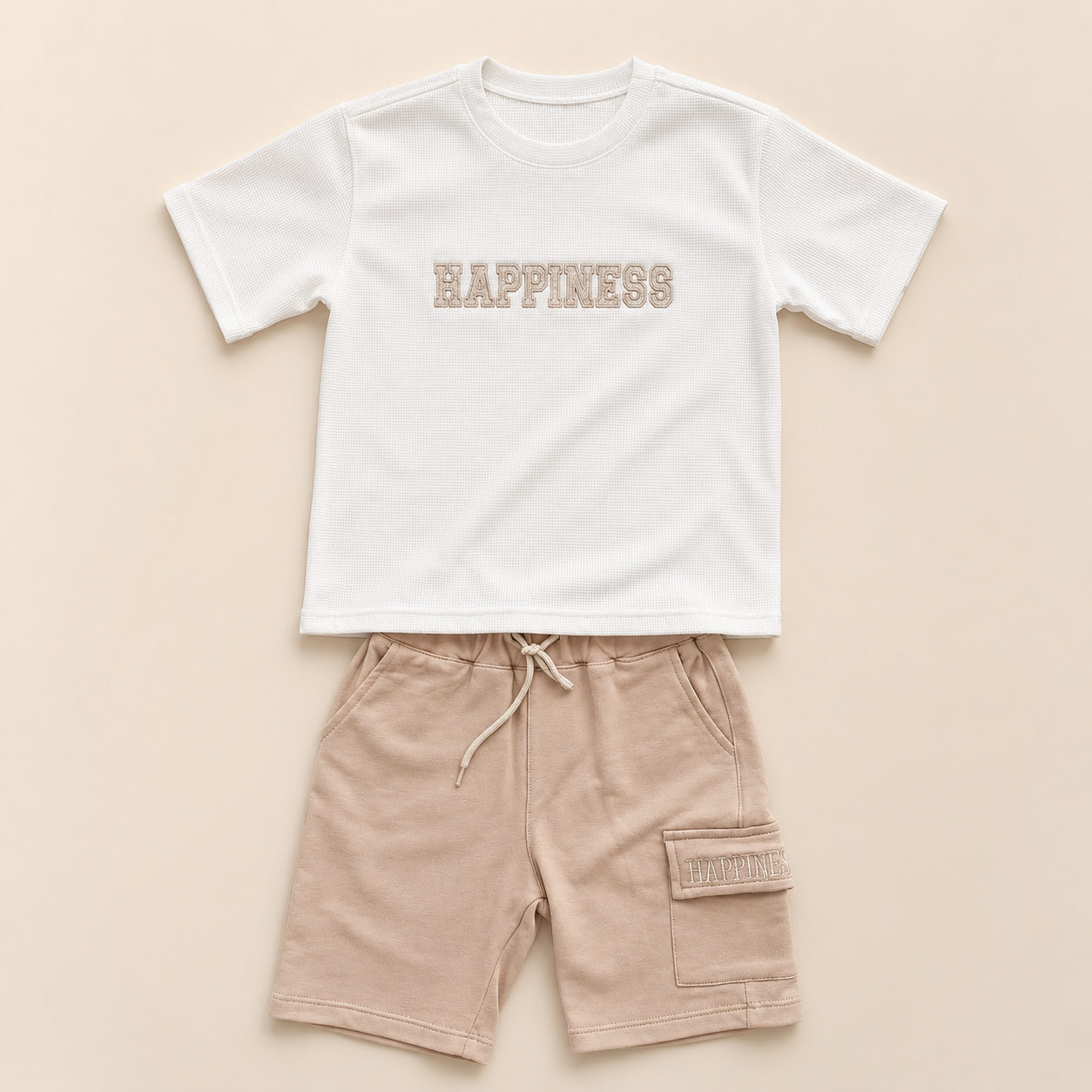 Conjunto Happiness Beige
