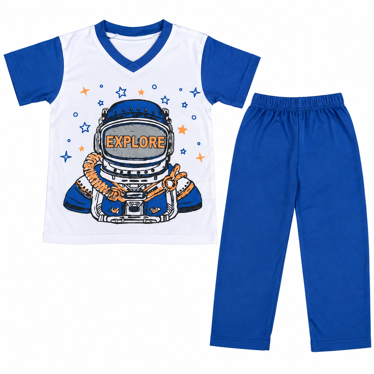 Pijama Explorador Azul con Astronauta