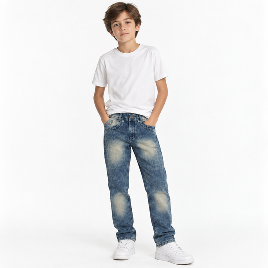 Jeans azul lavado