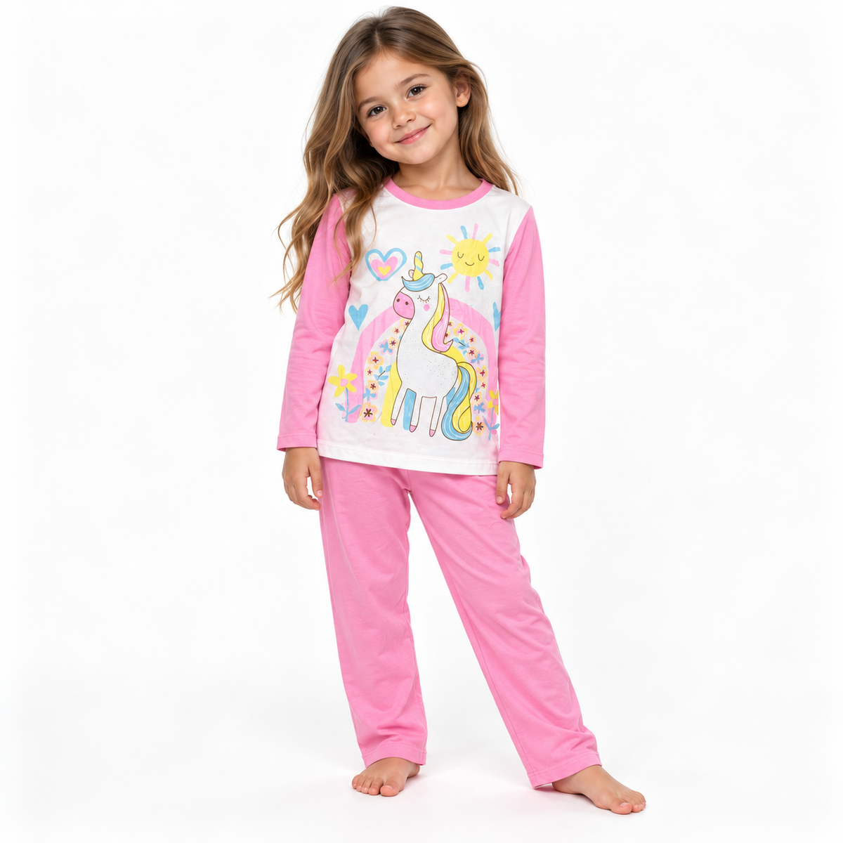 Pijama Unicornio Rosa Pastel