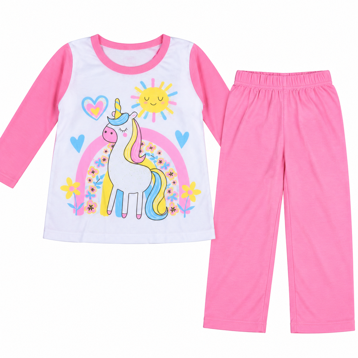 Pijama Unicornio Rosa Pastel