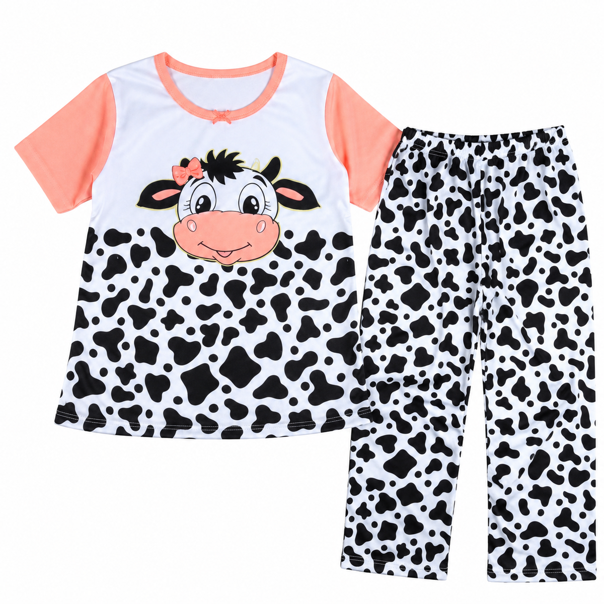 Pijama Vaquita Coral