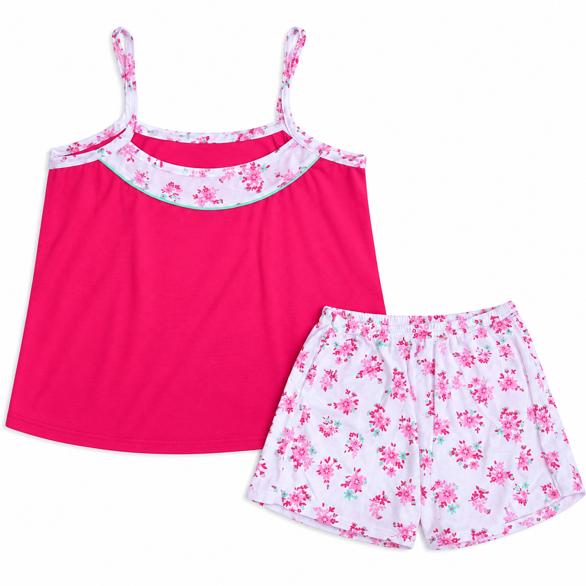 Pijama Floral Fucsia