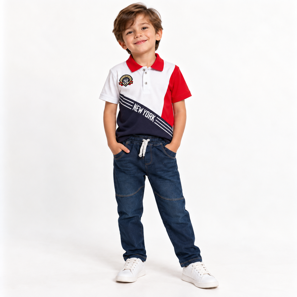 Conjunto Polo New York Denim