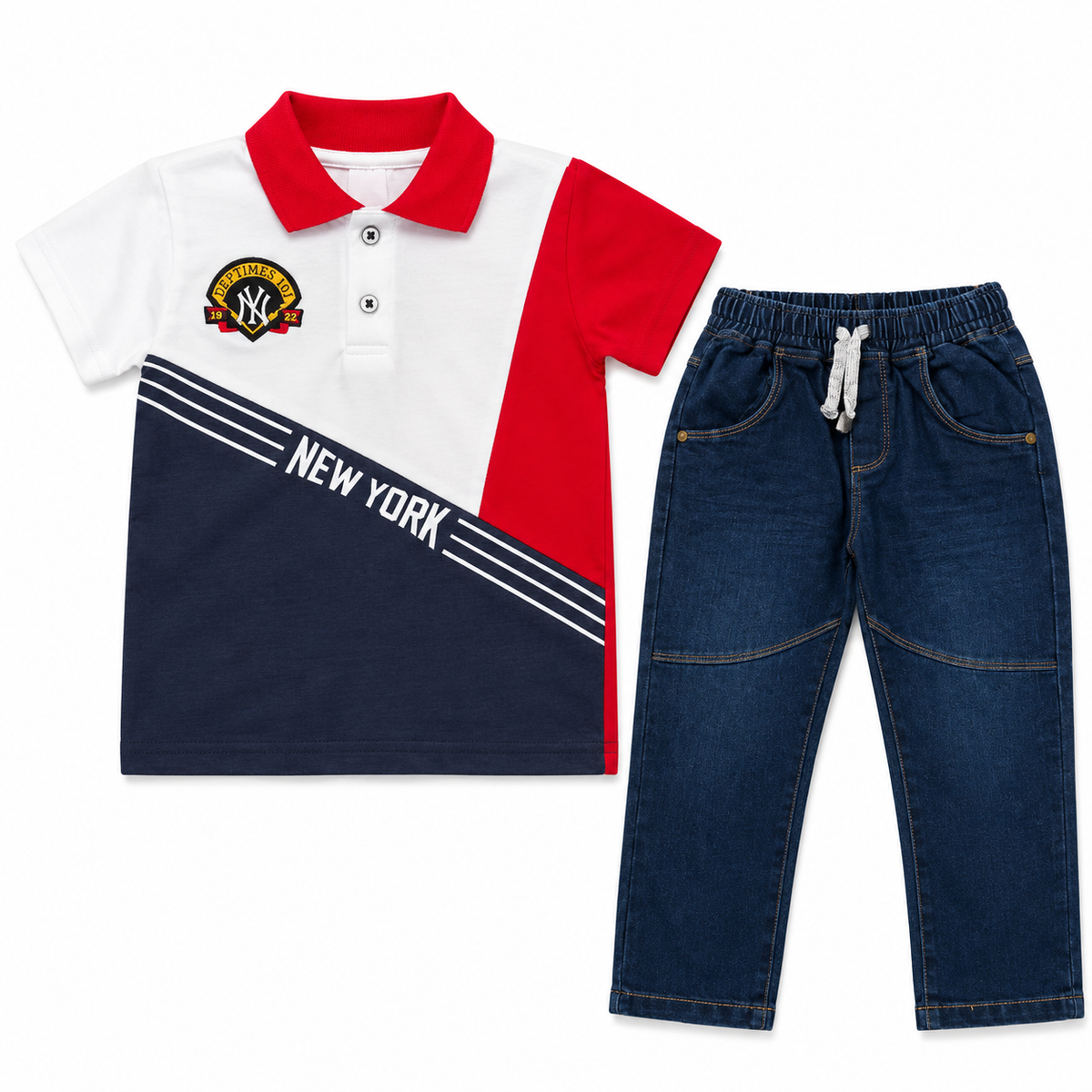 Conjunto Polo New York Denim