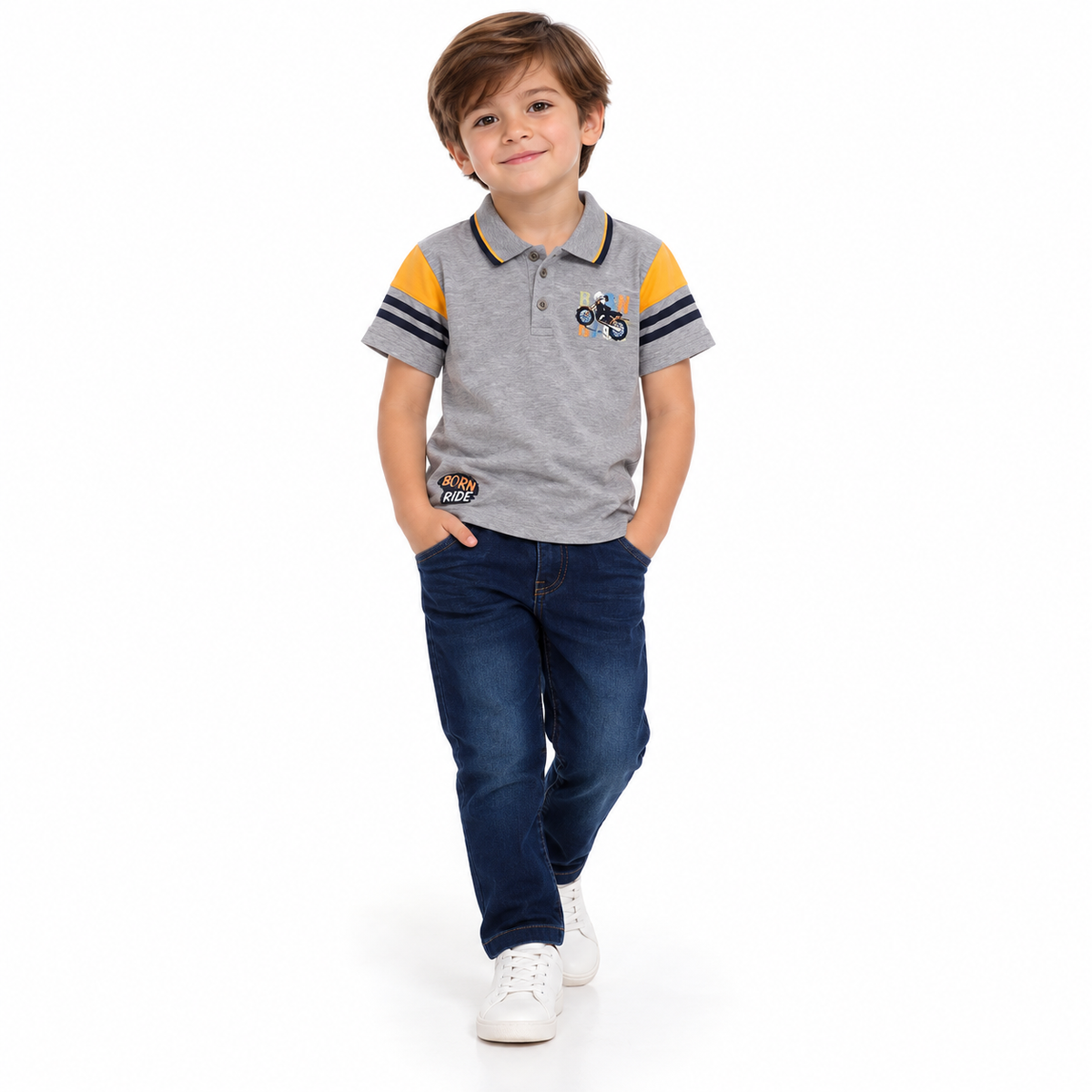 Conjunto Polo Born & Ride