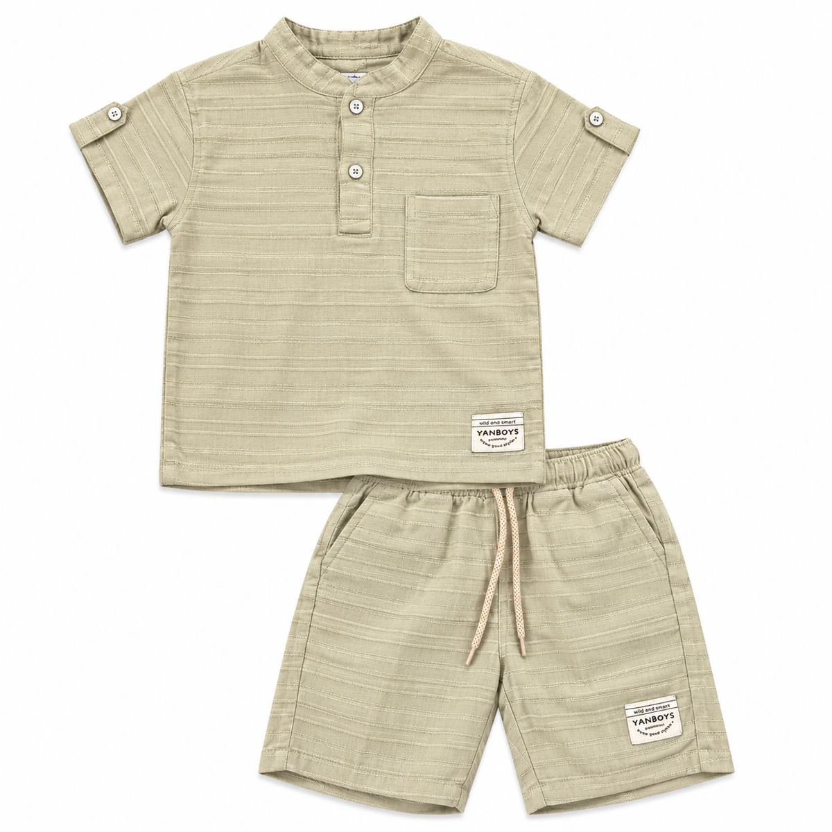 Conjunto Infantil Verde Salvia