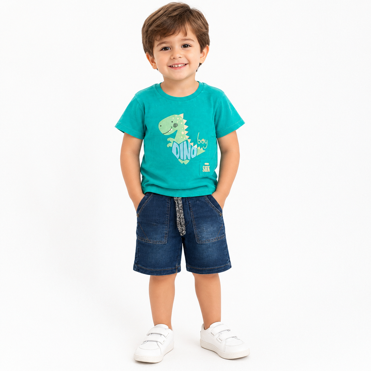 Conjunto Dino Turquesa