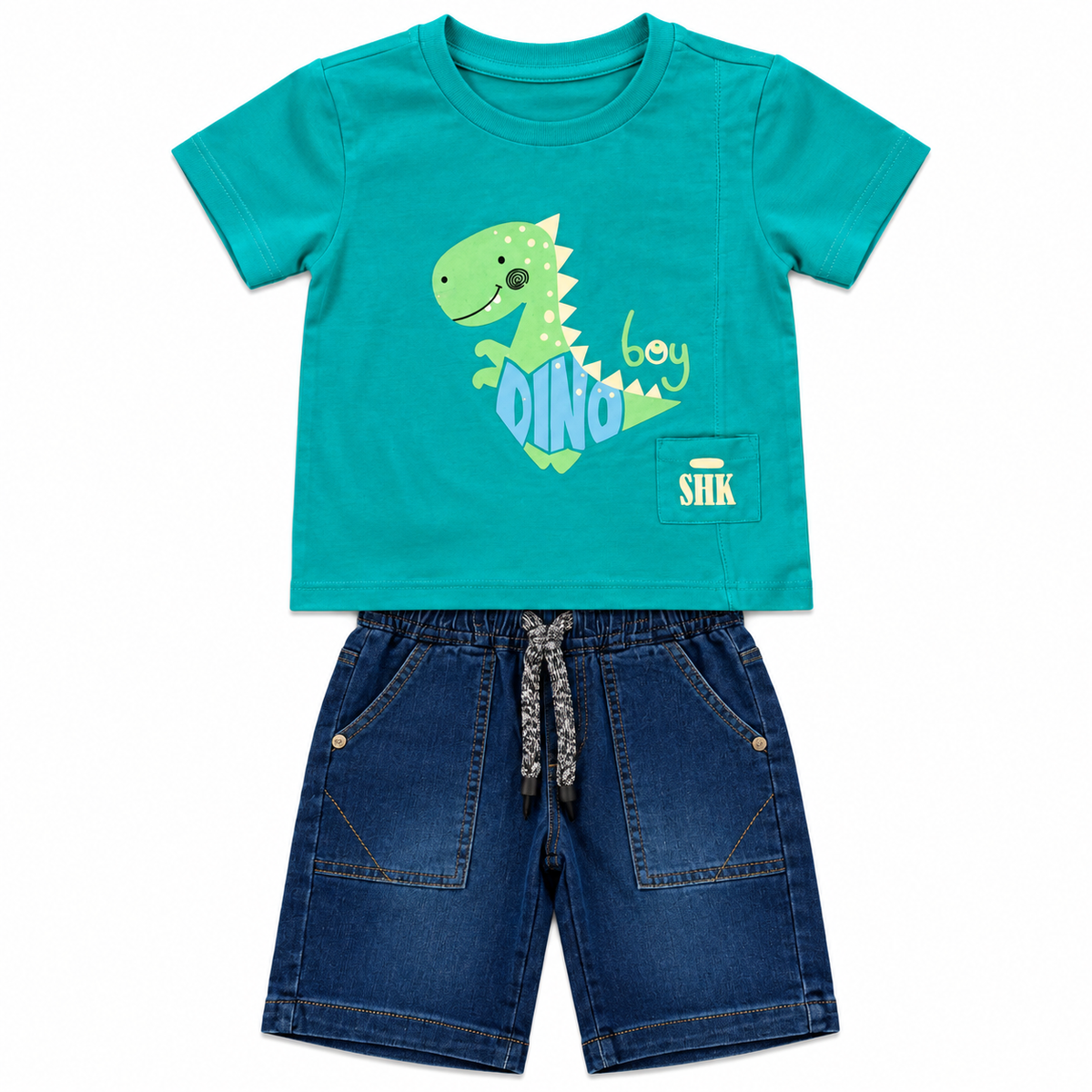 Conjunto Dino Turquesa