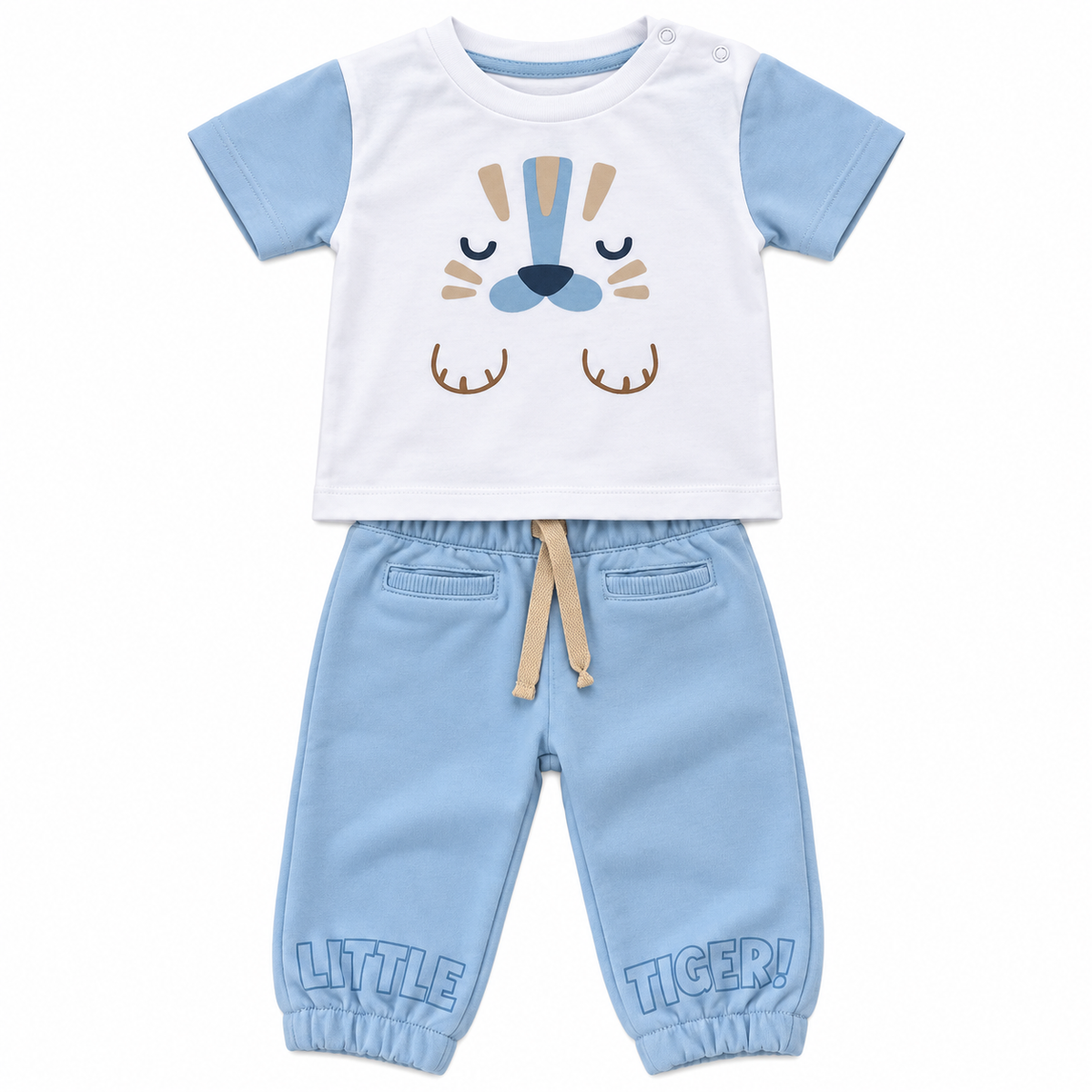 Conjunto Tigre Bebé azul