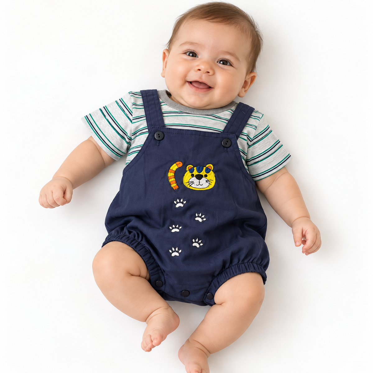 Conjunto Bebé Tigre Navy