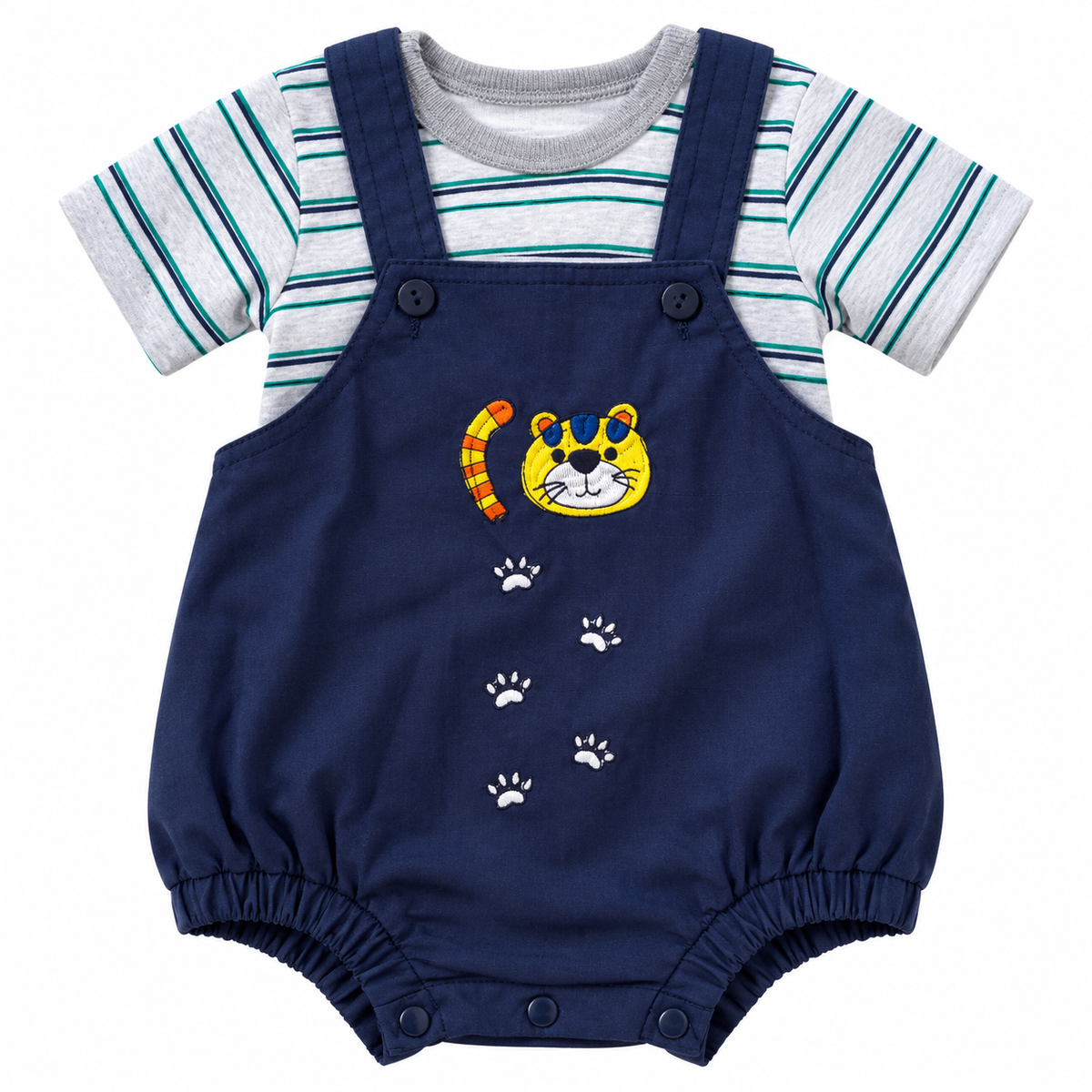 Conjunto Bebé Tigre Navy