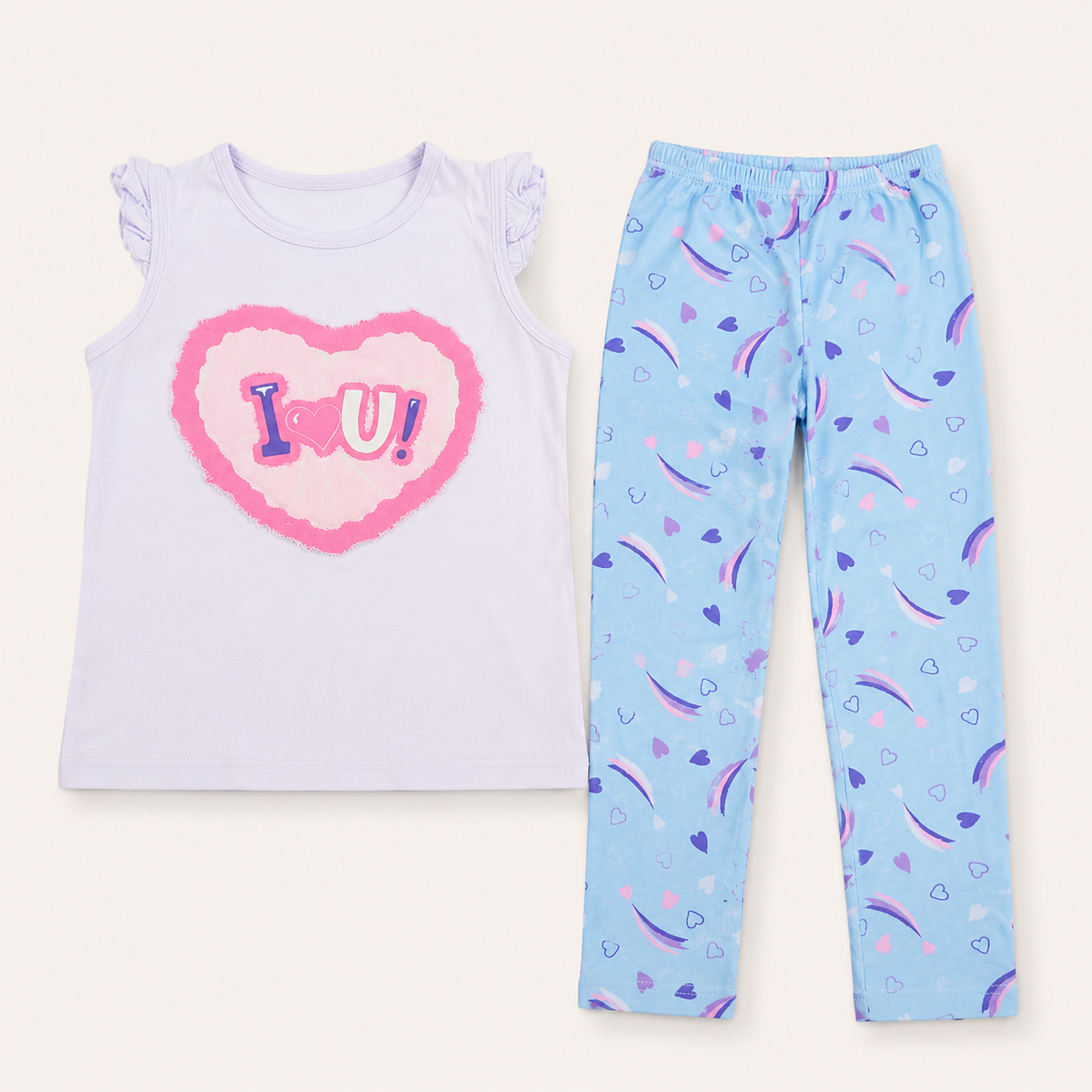 Conjunto I Love Arcoíris Azul