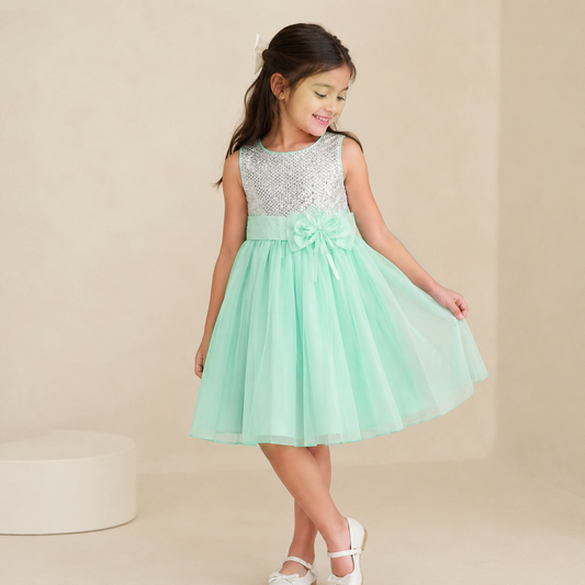 VESTIDO TUL VERDE