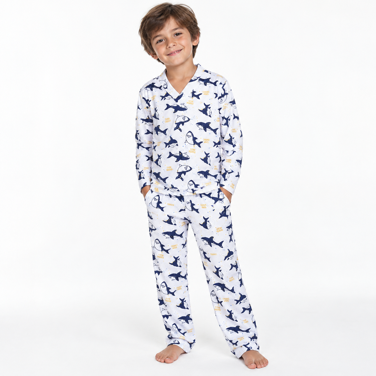 Pijama Infantil Tiburones