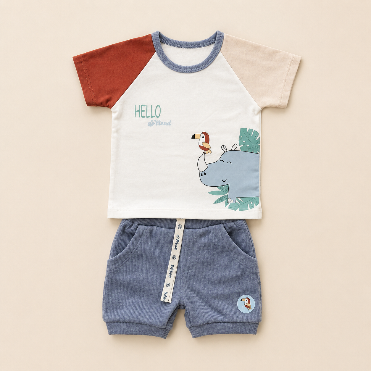 Conjunto Bebé Hipopótamo Hello