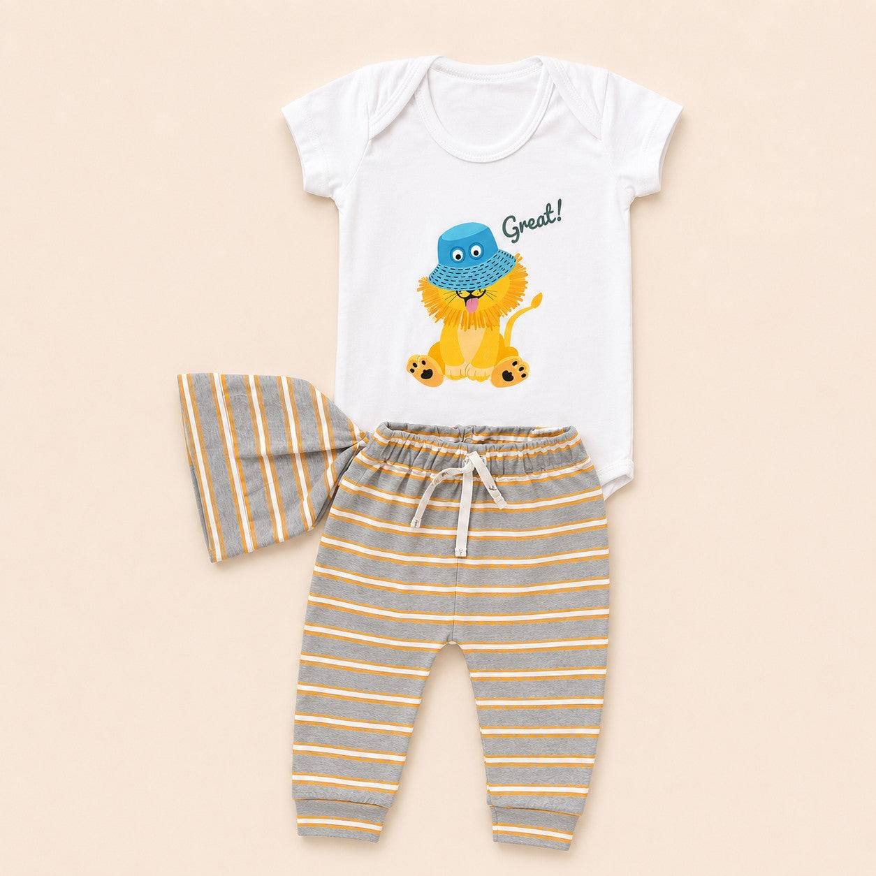 Conjunto León Great Gris