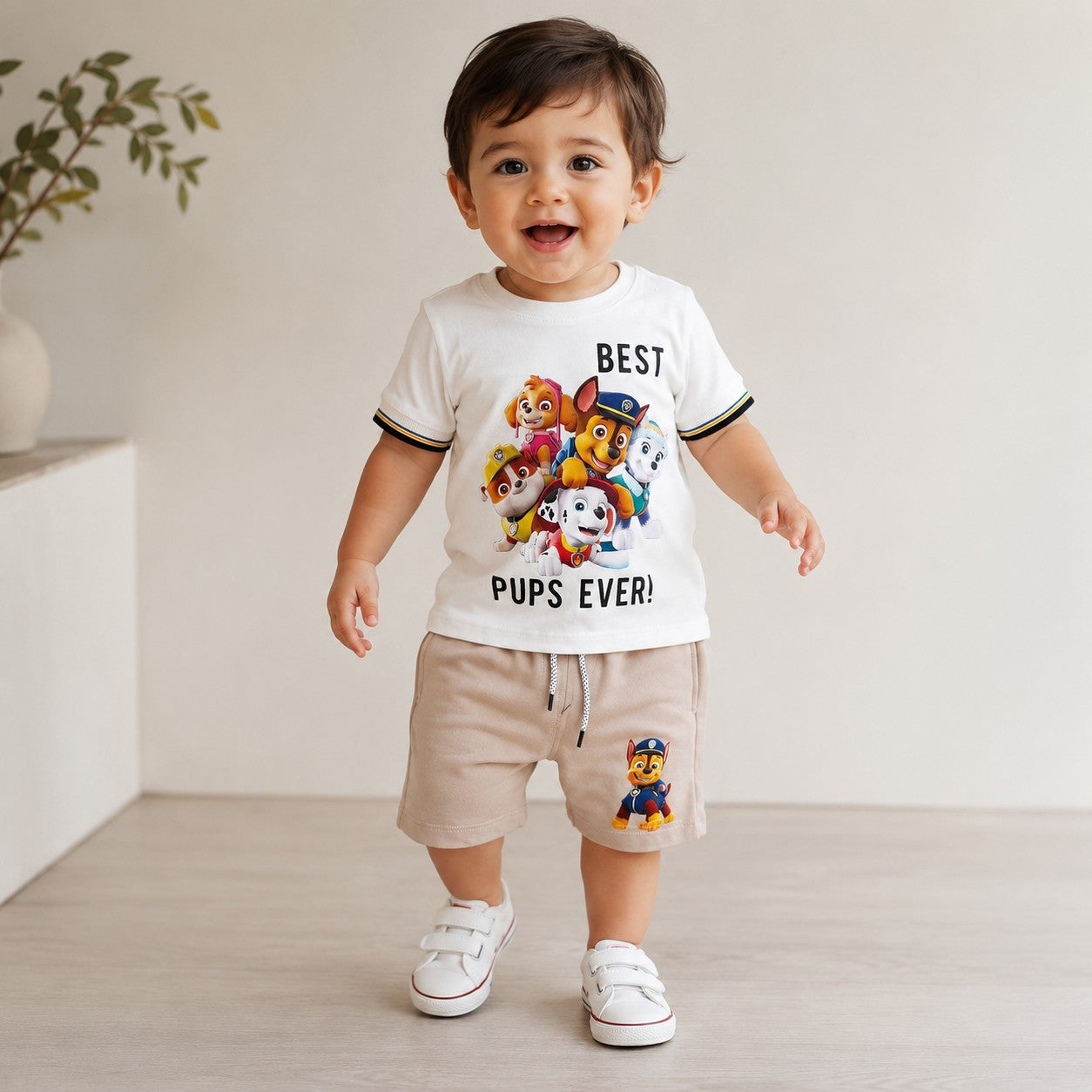 Conjunto Paw Patrol Beige