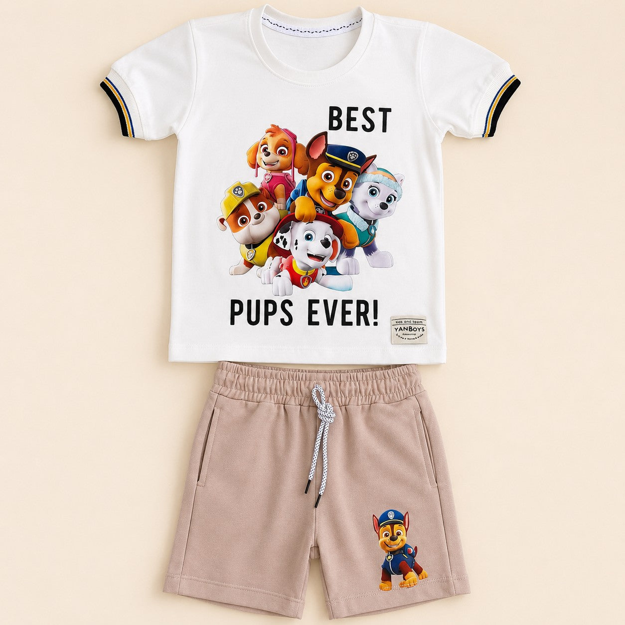 Conjunto Paw Patrol Beige