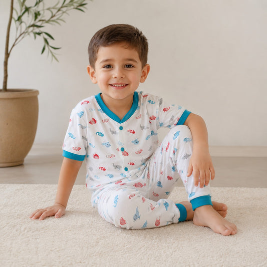 Pijama Dino Aqua