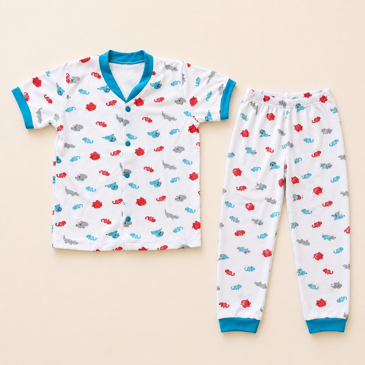 Pijama Dino Aqua
