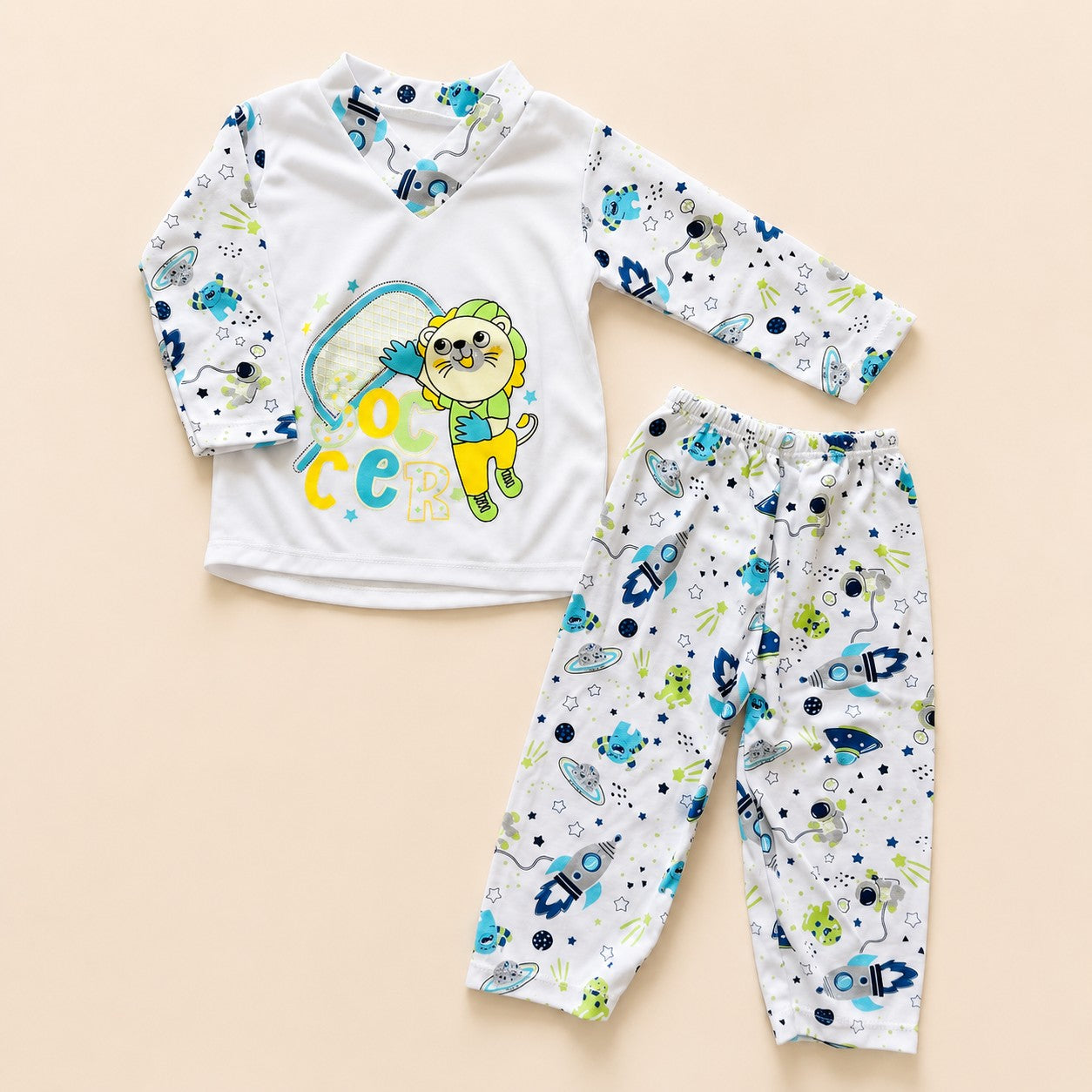 Pijama Espacial León Bebé