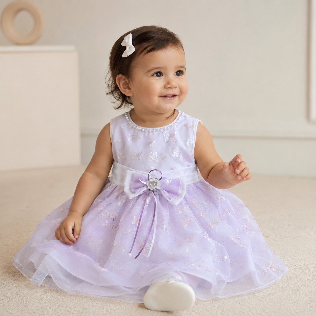 Vestido Mariposas Lila