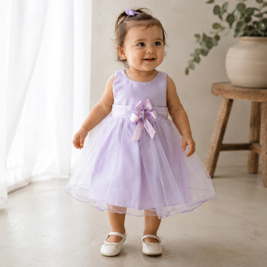 Vestido Tul Lavanda
