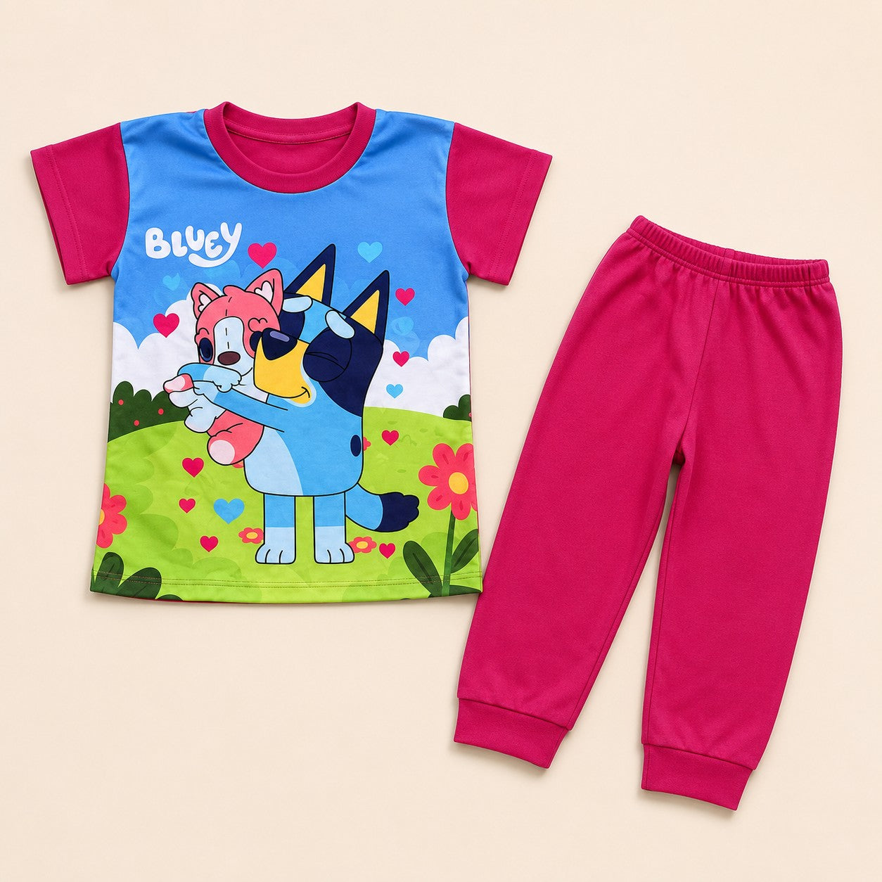 Pijama Bluey Fucsia