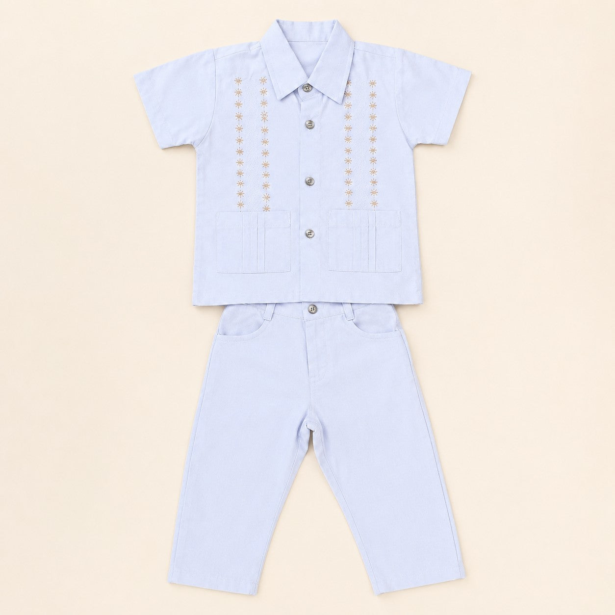 Conjunto Bordada y Pantalón Largo