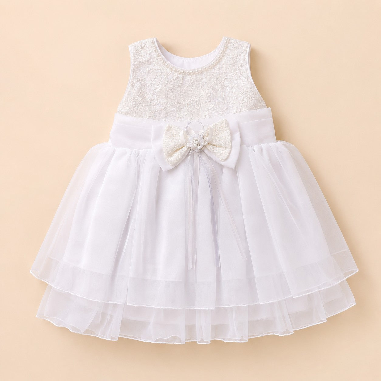 Vestido Blanco Encanto Perla