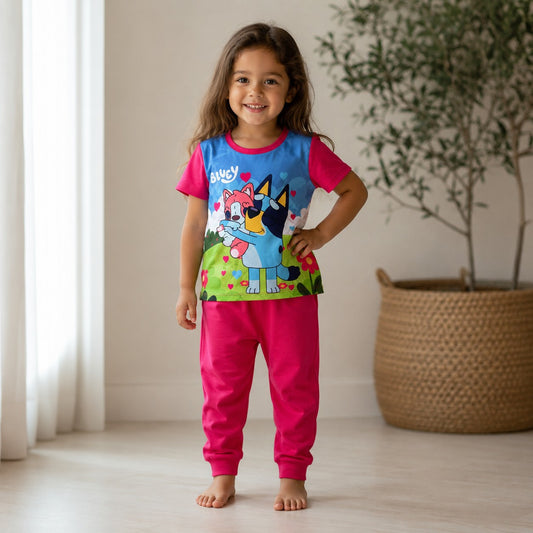 Pijama Bluey Fucsia