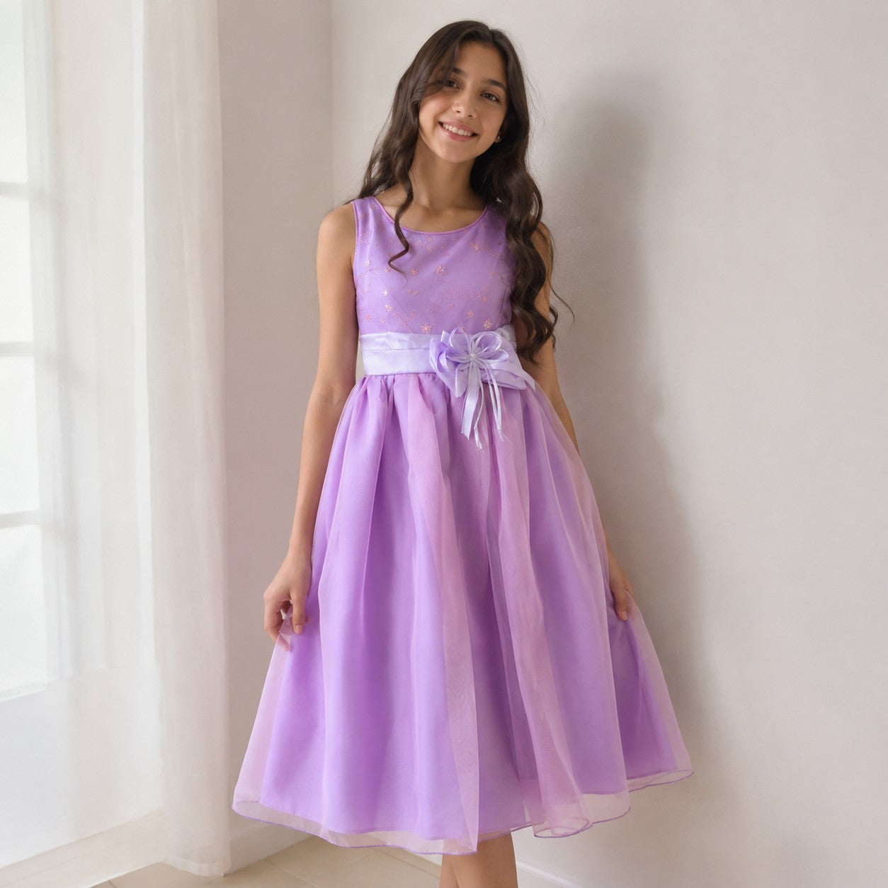 VESTIDO TUL LISO