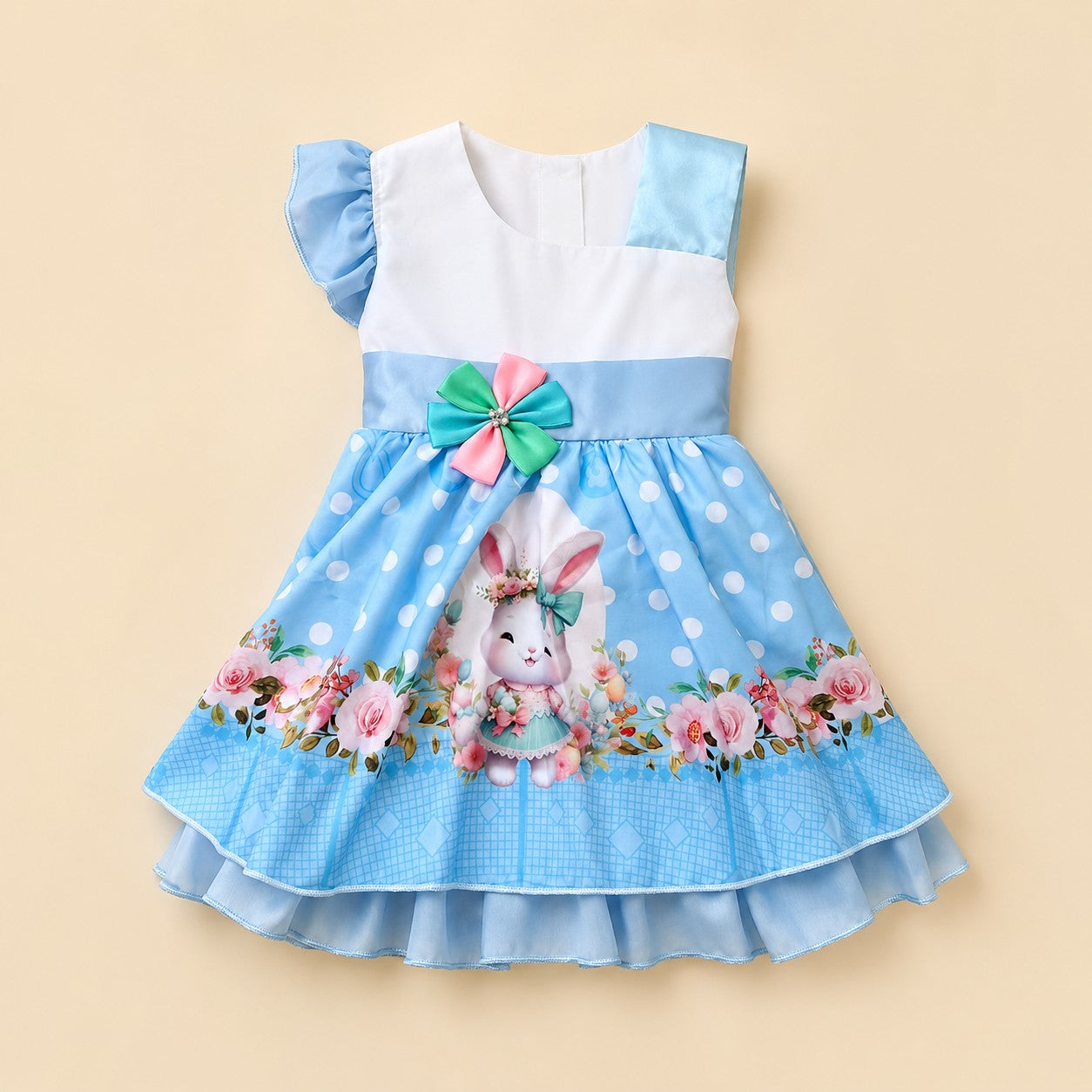 Vestido Conejita Celeste
