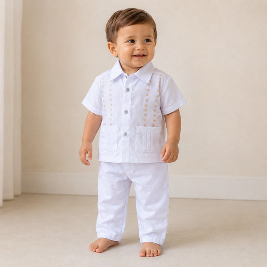 Conjunto Bordada y Pantalón Largo