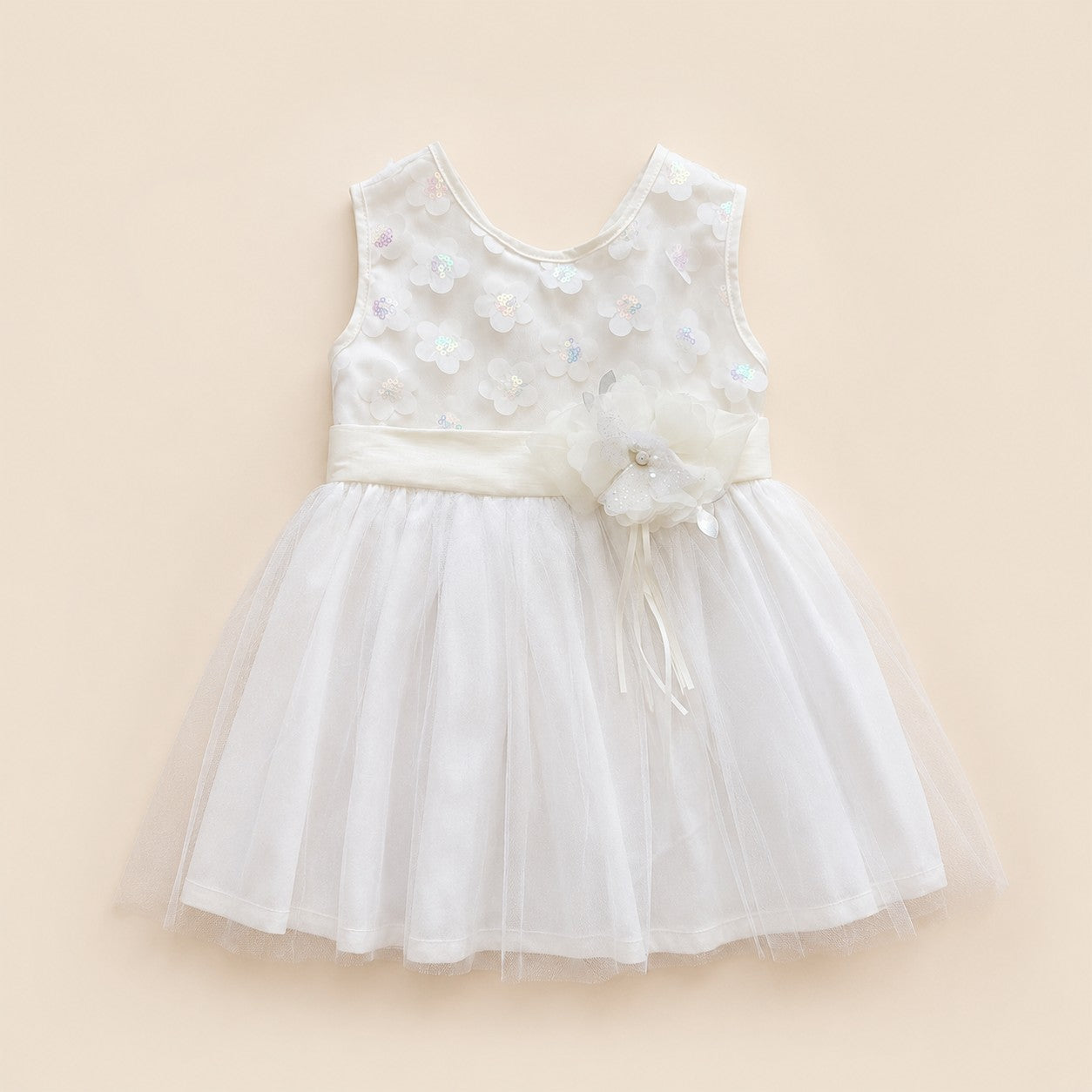 Vestido Blanca Flor Tul
